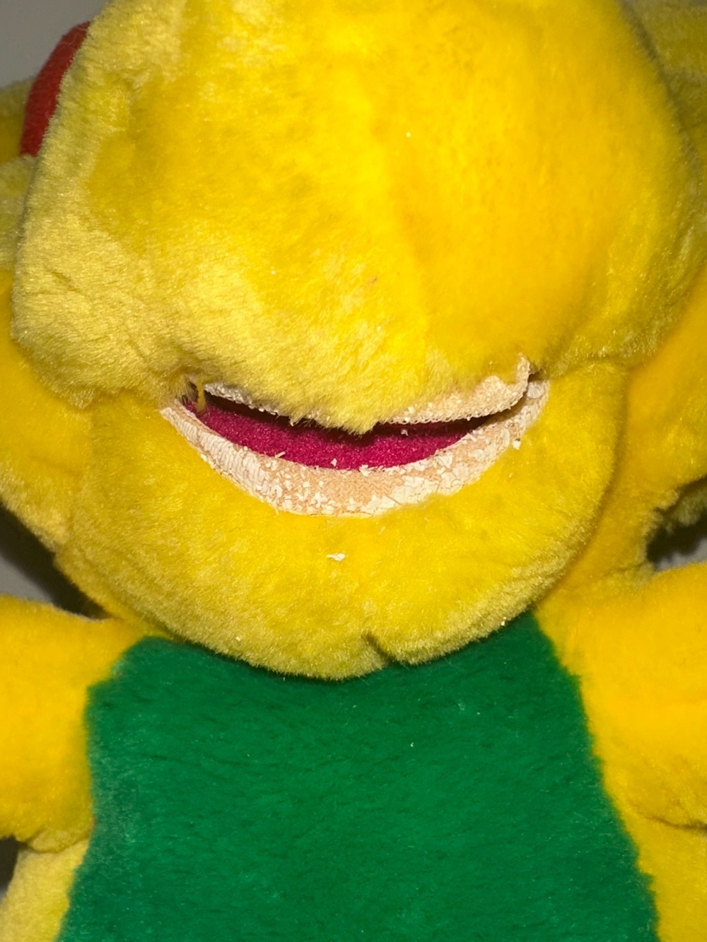 Vtg 90s BJ the Dinosaur of Barney 13” Plush Doll - Picture 4 of 10